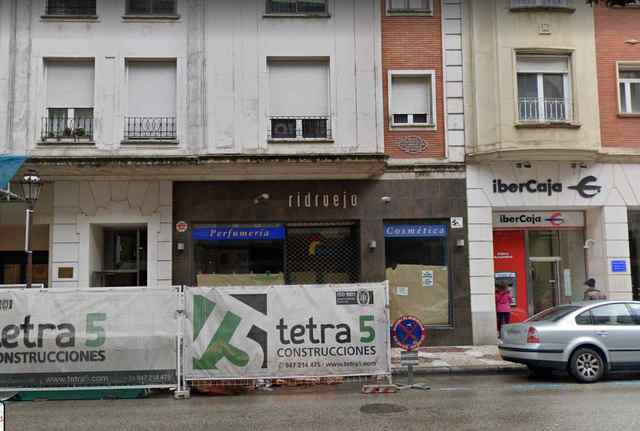 vista del local desde la calle